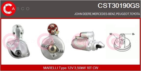 Casco CST30190GS Starter CST30190GS: Buy near me in Poland at 2407.PL - Good price!