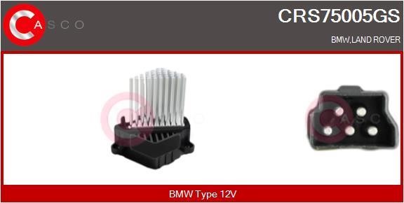 Casco CRS75005GS Resistor, interior blower CRS75005GS: Buy near me in Poland at 2407.PL - Good price!
