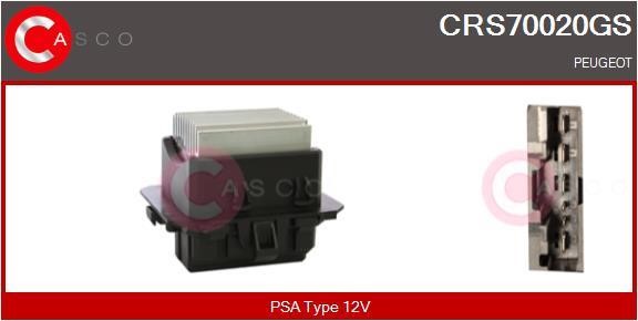 Casco CRS70020GS Сопротивление, вентилятор салона CRS70020GS: Отличная цена - Купить в Польше на 2407.PL!