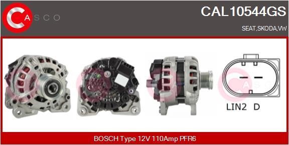 Casco CAL10544GS Alternator CAL10544GS: Buy near me in Poland at 2407.PL - Good price!
