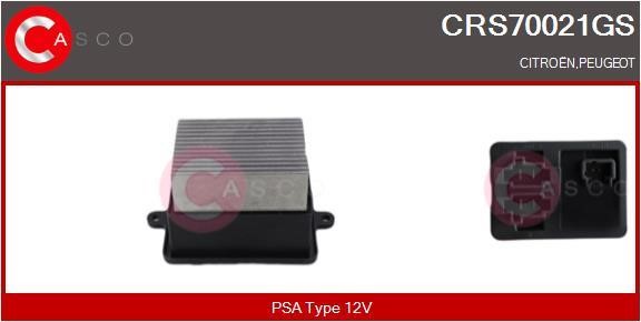 Casco CRS70021GS Резистор, компресор салону CRS70021GS: Приваблива ціна - Купити у Польщі на 2407.PL!