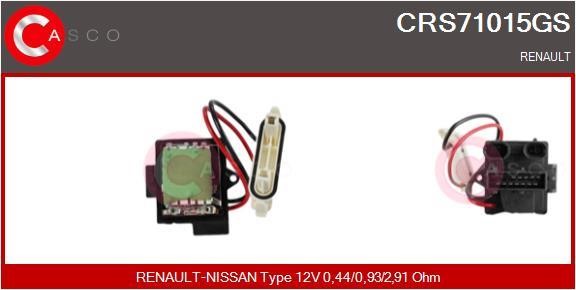Casco CRS71015GS Резистор, компресор салону CRS71015GS: Купити у Польщі - Добра ціна на 2407.PL!