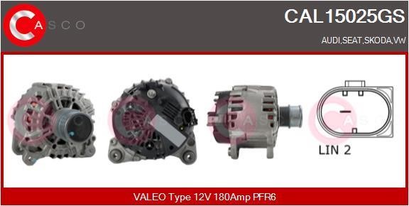 Casco CAL15025GS Alternator CAL15025GS: Buy near me in Poland at 2407.PL - Good price!