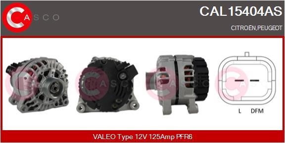 Casco CAL15404AS Alternator CAL15404AS: Buy near me at 2407.PL in Poland at an Affordable price!