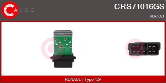 Casco CRS71016GS Resistor, interior blower CRS71016GS: Buy near me in Poland at 2407.PL - Good price!