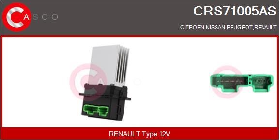 Casco CRS71005AS Резистор, компресор салону CRS71005AS: Приваблива ціна - Купити у Польщі на 2407.PL!