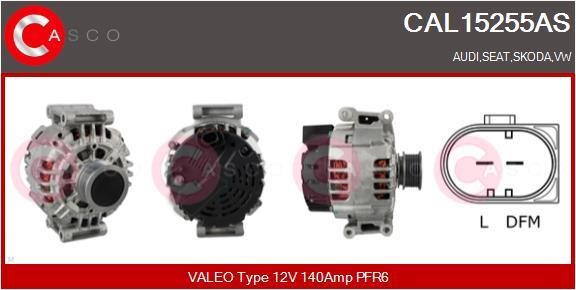 Casco CAL15255AS Alternator CAL15255AS: Buy near me in Poland at 2407.PL - Good price!