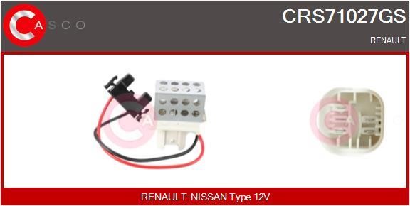 Casco CRS71027GS Сопротивление, вентилятор салона CRS71027GS: Отличная цена - Купить в Польше на 2407.PL!