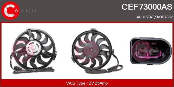 Casco CEF73000AS Электродвигатель, вентилятор радиатора CEF73000AS: Отличная цена - Купить в Польше на 2407.PL!