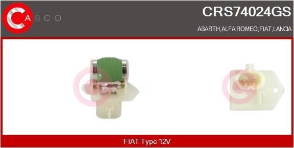 Casco CRS74024GS Дополнительный резистор, электромотор - вентилятор радиатора CRS74024GS: Отличная цена - Купить в Польше на 2407.PL!