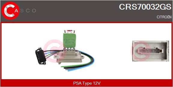 Casco CRS70032GS Резистор, компресор салону CRS70032GS: Приваблива ціна - Купити у Польщі на 2407.PL!