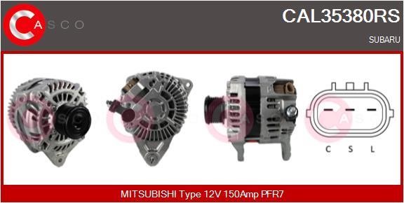 Casco CAL35380RS Alternator CAL35380RS: Buy near me in Poland at 2407.PL - Good price!