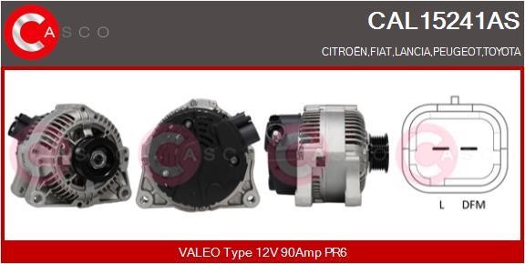Casco CAL15241AS Alternator CAL15241AS: Buy near me in Poland at 2407.PL - Good price!
