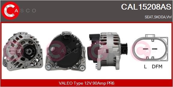 Casco CAL15208AS Alternator CAL15208AS: Buy near me in Poland at 2407.PL - Good price!