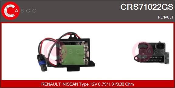 Casco CRS71022GS Сопротивление, вентилятор салона CRS71022GS: Отличная цена - Купить в Польше на 2407.PL!