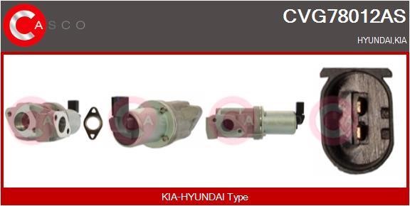 Casco CVG78012AS Клапан рециркуляции отработанных газов EGR CVG78012AS: Отличная цена - Купить в Польше на 2407.PL!