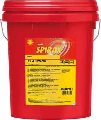 Shell 550027904 Transmission oil Shell Spirax S2 А 80W-90, 20L 550027904: Buy near me at 2407.PL in Poland at an Affordable price!