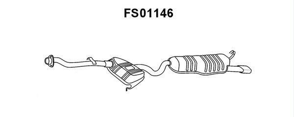 Faurecia FS01146 End Silencer FS01146: Buy near me in Poland at 2407.PL - Good price!