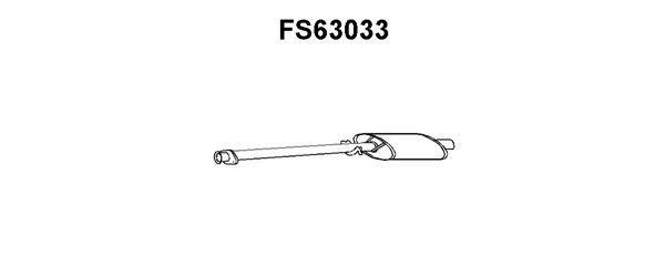Faurecia FS63033 Middle Silencer FS63033: Buy near me in Poland at 2407.PL - Good price!