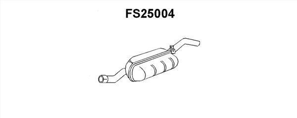 Faurecia FS25004 End Silencer FS25004: Buy near me in Poland at 2407.PL - Good price!