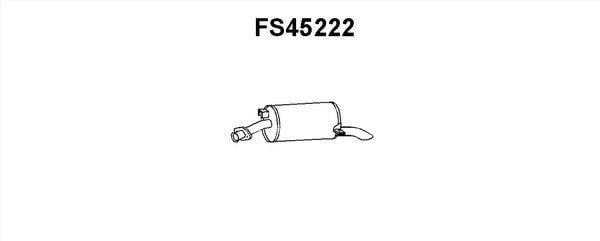 Faurecia FS45222 End Silencer FS45222: Buy near me at 2407.PL in Poland at an Affordable price!