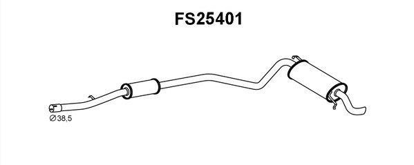 Faurecia FS25401 End Silencer FS25401: Buy near me in Poland at 2407.PL - Good price!