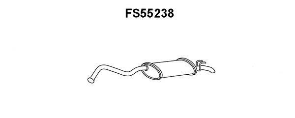 Faurecia FS55238 End Silencer FS55238: Buy near me in Poland at 2407.PL - Good price!