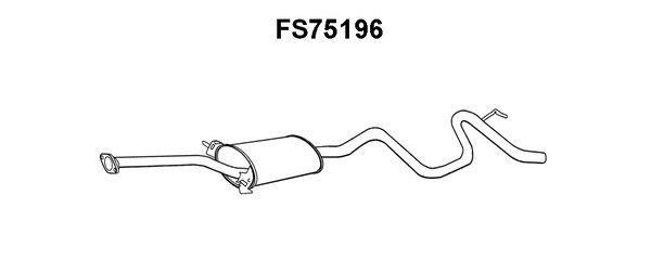 Faurecia FS75196 End Silencer FS75196: Buy near me in Poland at 2407.PL - Good price!