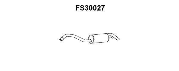 Faurecia FS30027 End Silencer FS30027: Buy near me in Poland at 2407.PL - Good price!