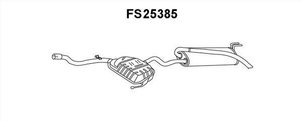 Faurecia FS25385 End Silencer FS25385: Buy near me in Poland at 2407.PL - Good price!