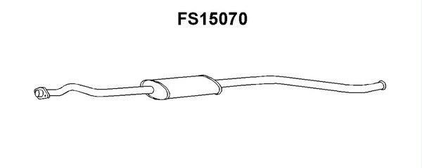 Faurecia FS15070 Проміжний глушник FS15070: Приваблива ціна - Купити у Польщі на 2407.PL!