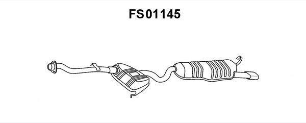 Faurecia FS01145 End Silencer FS01145: Buy near me in Poland at 2407.PL - Good price!