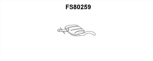 Faurecia FS80259 Middle Silencer FS80259: Buy near me at 2407.PL in Poland at an Affordable price!