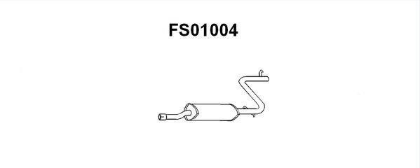 Faurecia FS01004 Middle Silencer FS01004: Buy near me in Poland at 2407.PL - Good price!