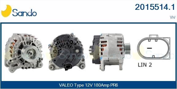 Sando 2015514.1 Alternator 20155141: Buy near me at 2407.PL in Poland at an Affordable price!