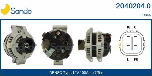 Sando 2040204.0 Alternator 20402040: Buy near me at 2407.PL in Poland at an Affordable price!