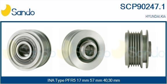 Sando SCP90247.1 Koło pasowe alternatora SCP902471: Dobra cena w Polsce na 2407.PL - Kup Teraz!