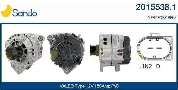 Sando 2015538.1 Alternator 20155381: Buy near me in Poland at 2407.PL - Good price!