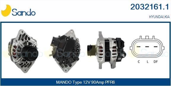 Sando 2032161.1 Alternator 20321611: Buy near me at 2407.PL in Poland at an Affordable price!