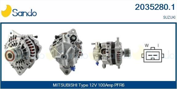 Sando 2035280.1 Alternator 20352801: Buy near me at 2407.PL in Poland at an Affordable price!