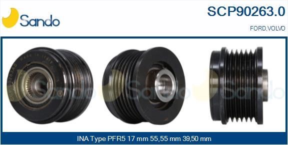 Sando SCP90263.0 Belt pulley generator SCP902630: Buy near me in Poland at 2407.PL - Good price!