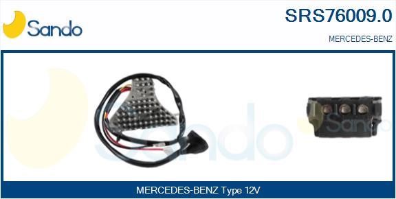 Sando SRS76009.0 Сопротивление, вентилятор салона SRS760090: Отличная цена - Купить в Польше на 2407.PL!