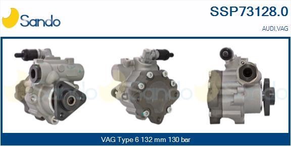 Sando SSP73128.0 Hydraulic Pump, steering system SSP731280: Buy near me in Poland at 2407.PL - Good price!