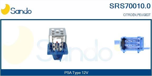 Sando SRS70010.0 Resistor, interior blower SRS700100: Buy near me in Poland at 2407.PL - Good price!