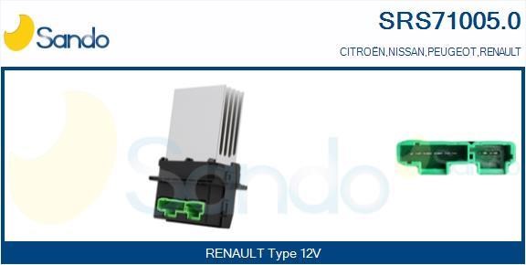 Sando SRS71005.0 Resistor, interior blower SRS710050: Buy near me in Poland at 2407.PL - Good price!