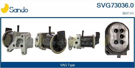 Sando SVG73036.0 Клапан рециркуляції відпрацьованих газів EGR SVG730360: Приваблива ціна - Купити у Польщі на 2407.PL!