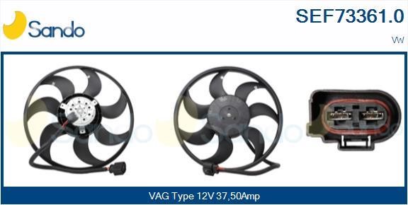 Sando SEF73361.0 Hub, engine cooling fan wheel SEF733610: Buy near me in Poland at 2407.PL - Good price!