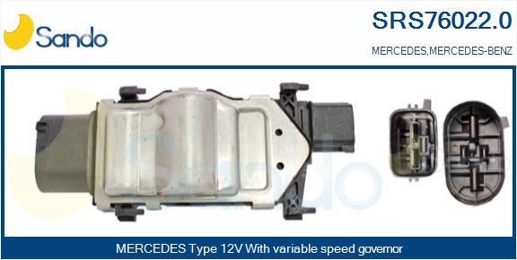 Sando SRS76022.0 Дополнительный резистор, электромотор - вентилятор радиатора SRS760220: Отличная цена - Купить в Польше на 2407.PL!