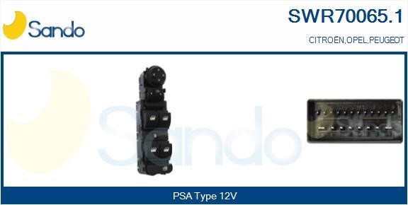 Sando SWR70065.1 Power window button SWR700651: Buy near me in Poland at 2407.PL - Good price!