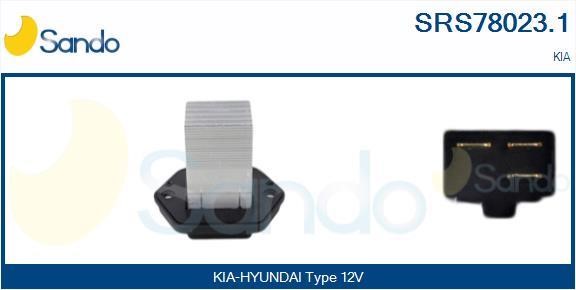 Sando SRS78023.1 Resistor, interior blower SRS780231: Buy near me at 2407.PL in Poland at an Affordable price!